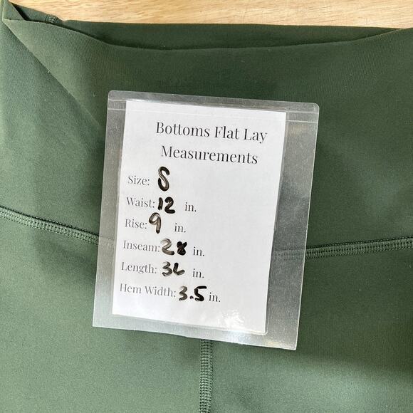 Alo Yoga High-Waist Moto Legging Women's S in Forrest Green - Picture 11 of 11